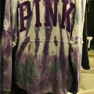 Pink Clover Lavender Tie-Dye Hoodie